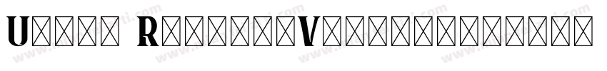 Ultra RegularVersion字体转换